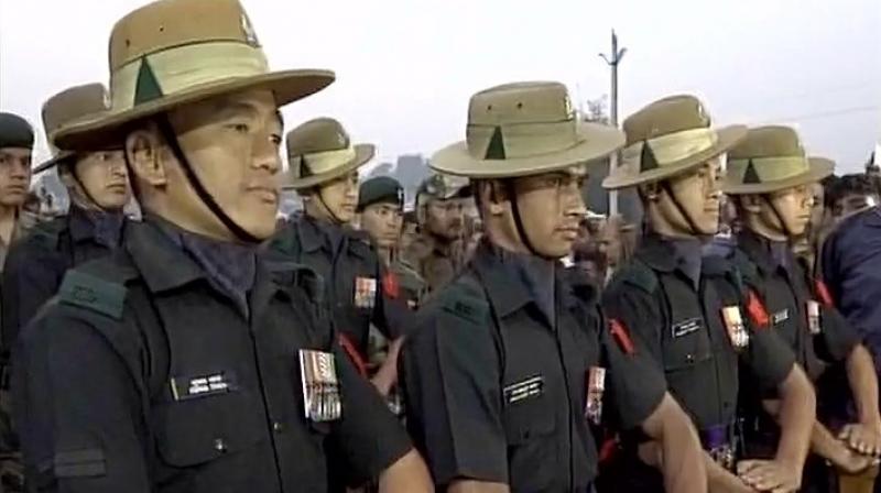 The Army also paid rich tribute to Riflemen Prabhu Singh and Shashank Kumar Singh on Wednesday. (Photo: ANI Twitter)