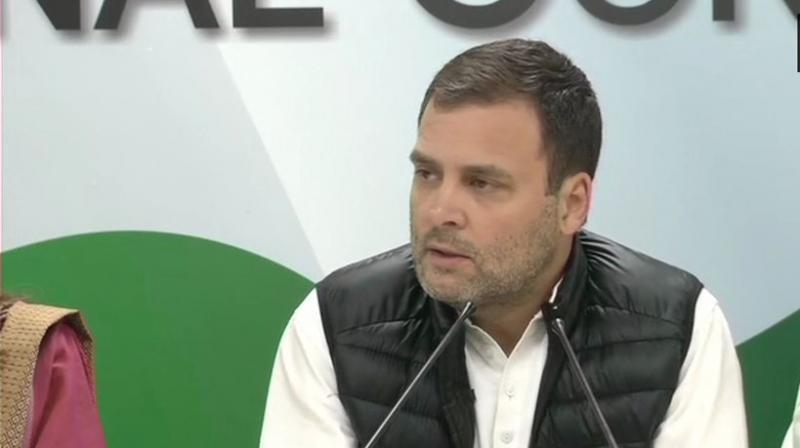 The entire Supreme Court judgement on Rafale becomes questionable now... because the information was withheld by the government, the Rahul alleged. (Photo: ANI )