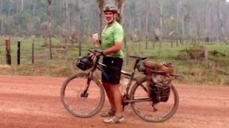 Chris Cassidy is biking 600 miles across the Amazon to raise awareness about climate change and record its effects.