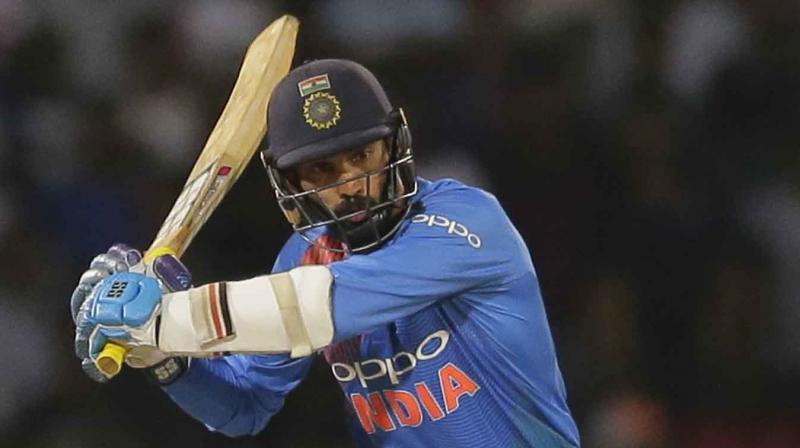 Rohit Sharma said that dropping down Dinesh Karthik to number seven was part of a plan that came off well. (Photo: AP)