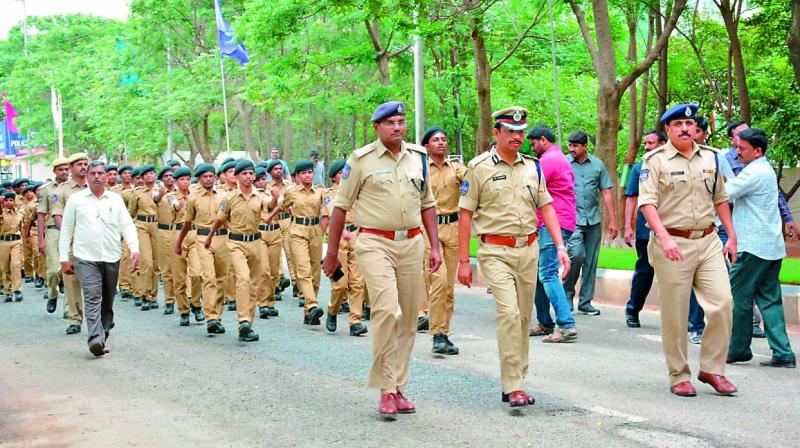 On the lines of the Kerala Police, who started student police cadets in 2010, that helped in building a healthy interface between the police and schools, the Cyberabad Police inaugurated the first batch of SPC on Monday.