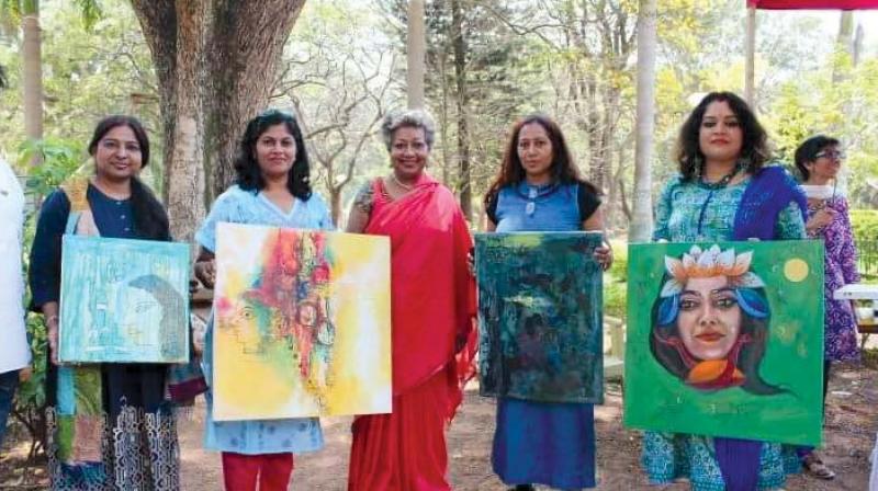 Painters with Jija Harisingh