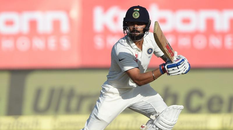 Virat Kohli, who had a below-par pre-series record against England, averaging 20 from nine Tests, struck his first hundred against the Alastair Cook-led side. (Photo: AFP)