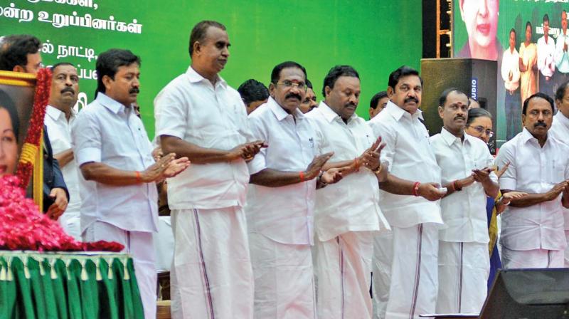 Chief Minister Edapaddi Palanisami inaugurates infrastructure and civic projects worth 1,800 crore for the northern districts of Tamil Nadu on Saturday (Photo: DC)