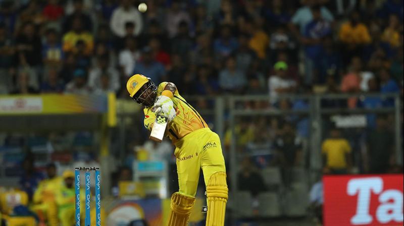 Dwayne Bravo pulled off an absolute heist as Chennai Super Kings sealed a win on Indian Premier League comeback by beating Mumbai Indians in the IPL 2018 opener. (Photo: BCCI)