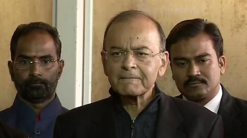 The action was taken perfectly bonafide as there were cross-allegations made by both the officers and in accordance with recommendations of CVC, the government felt that in the larger interest of fair and impartial investigation and credibility of CBI, the 2 officers must recuse themselves, Jaitley said. (Photo: ANI | Twitter)