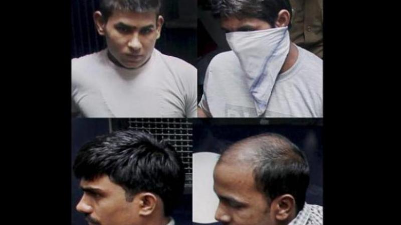 On July 9, the apex court dismissed the pleas of three convicts -- Mukesh (31), Pawan Gupta (24) and Vinay Sharma (25) -- seeking review of the apex court verdict which upheld the judgements of the Delhi High Court and the lower court in the case. (Photo: PTI)