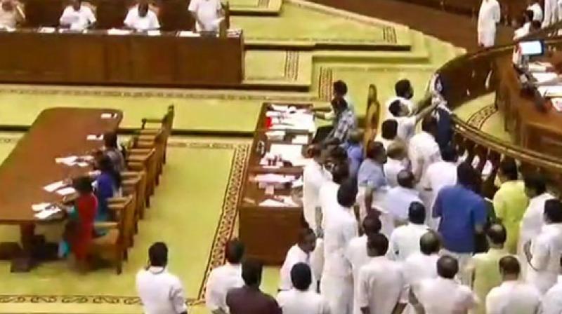 Kerala Assembly: UDF boycotts Question Hour over Sabarimala row