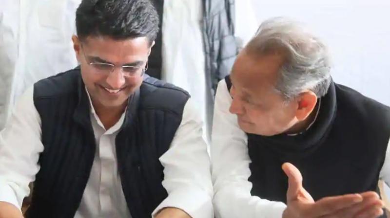 State Congress chief Sachin Pilot and former Chief Minister Ashok Gehlot are contending for the post of Chief Minister. (Photo: PTI)