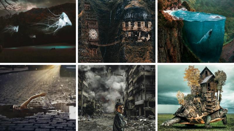 Visual artist blends reality with fantasy using photoshop
