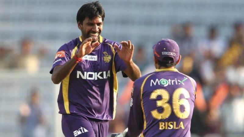 L Balaji was an integral part of KKRs bowling line-up from 2011 to 2013, and contributed to the teams victorious campaign in 2012. (Photo: BCCI)