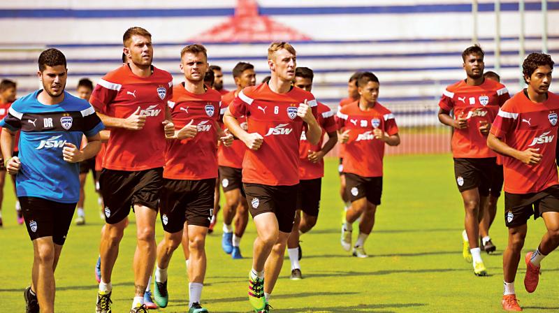 BFC players during training. (Photo: DC)