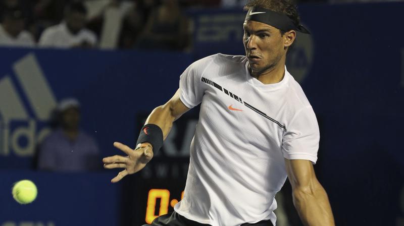 Rafael Nadal, winner in Acapulco in 2005 and 2013, had never even lost a set in Acapulco. (Photo: AP)