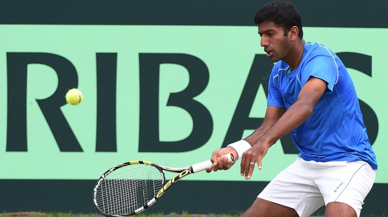 Bopanna and his French partner Edouard Roger-Vasselin had conceded their mens doubles second round after the Indian suffered the injury on July 6. (Photo: AFP)