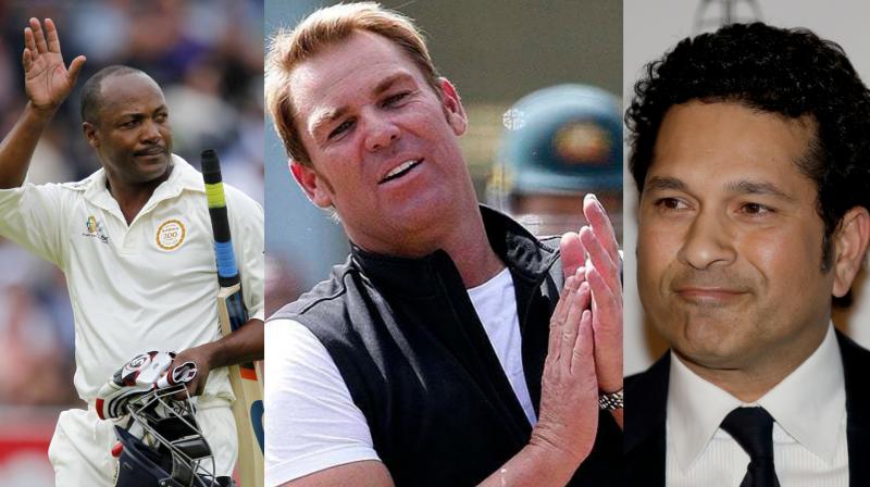 Known to speak his mind, the 49-year-old Shane Warne, while refusing to get into a debate on who between Sachin Tendulkar and Brian Lara was the best batsman of his generation, did say that he would want the Indian to bat for his life. (Photo: AFP / AP)
