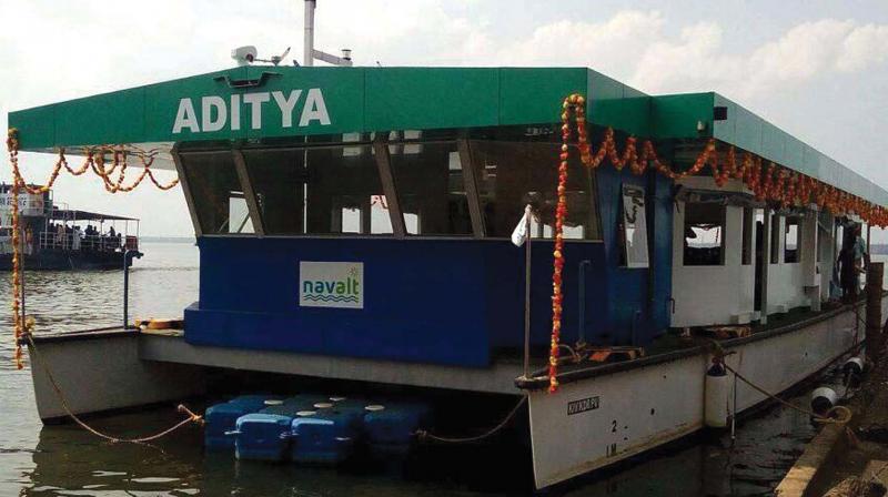 Solar ferry boat Aaditya