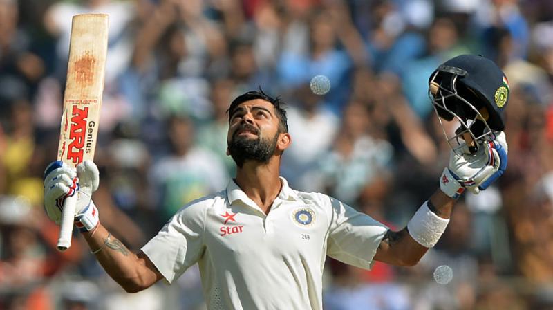 Virat Kohli is yet to fire in the ongoing series against Australia and Adam Gilchrist said he is due for big runs in the 4th Test. (Photo: AFP)