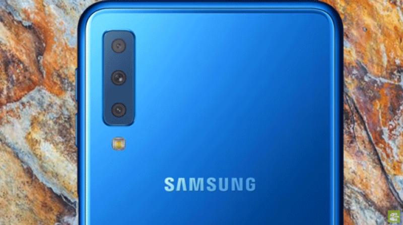 Samsung on Tuesday unveiled its first triple camera smart phone, the Galaxy A7, with an ultra wide lens that allows one to capture unrestricted wide-angle photographs. (Photo: Youtube)