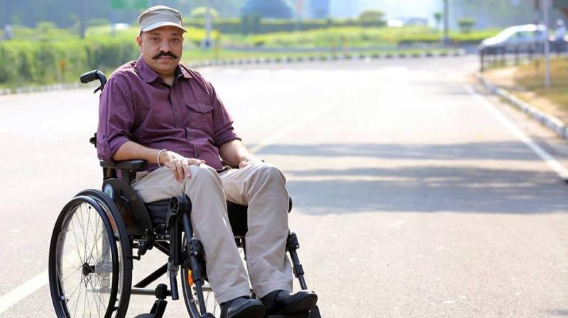 Wheelchair-bound Chandigarh resident Harman Sidhu. (Photo: Facebook/Harman Sidhu)