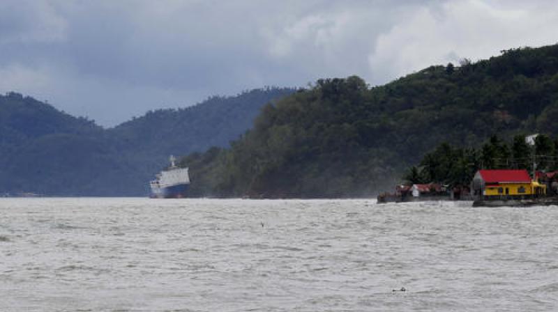 14 other crewmen have been rescued and one died after the M/V Starlite Atlantic sank off Mabini town in Batangas province. (Photo: AP)