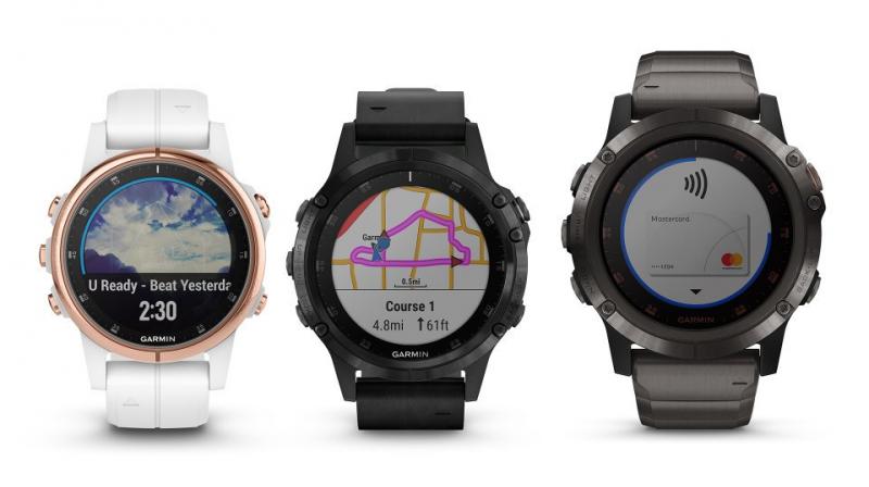 Garmin launches Fenix 5 Plus range of smartwatches