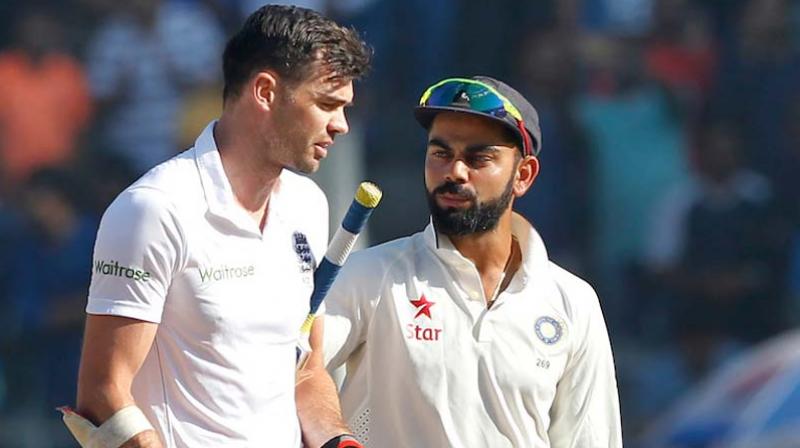 Virat Kohlis childhood coach Rajkumar Sharma questioned England pace spearhead James Andersons performance on Indian wicket. (Photo: BCCI)