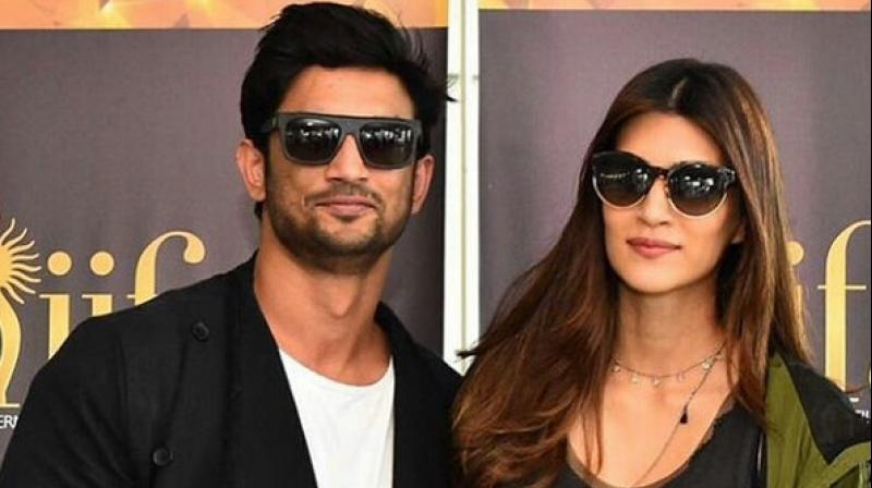 Sushant Singh Rajput and Kriti Sanon at the IIFA press conference in New York. (Photo: Instagram/indiapyaar)
