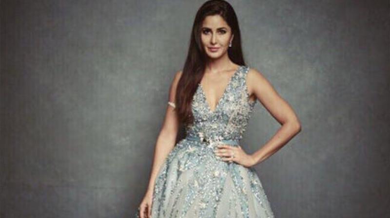 Katrina Kaif sizzled in an embellished grey flowy gown at the awards show held in New York. (Instagram/katrinakaif)