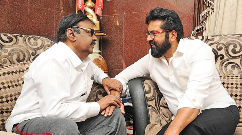 AISMK founder and actor R. Sarath Kumar called on his long-term friend and DMDK founder Vijayakanth at the latters residence in the city on Sunday. Later, speaking to reporters Sarath Kumar said he had called on his friend Vijayakanth and enquired about his health. Vijayakanth had recently returned from the US after undergoing medical treatment. Tamil film superstar Rajinikanth was the first to call on him on Feb. 22 and a few hours later DMK president M. K. Stalin too called on Vijayakanth at his Saligramam residence, triggering speculation of change in alliance. The AIADMK leaders have been insisting that the alliance with the DMDK would be finalised soon.