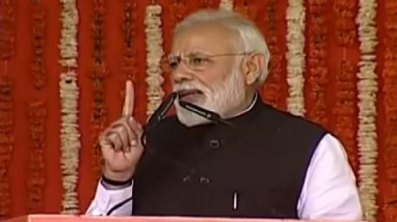 Modi lays foundation stone for various Namami Gange projects in Kanpur