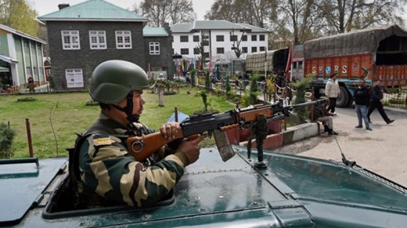 Security forces fired several warning rounds to disperse the mob which did not relent. (Photo: PTI)