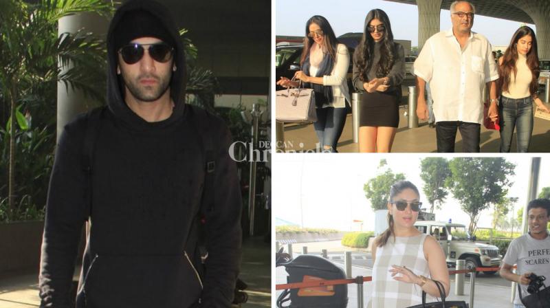 Airport diaries: Ranbir, Kareena, Sridevi and family keep up the glamour