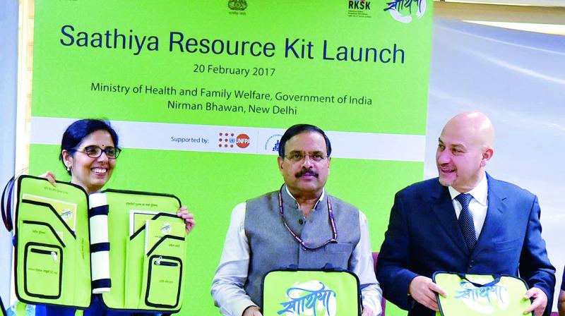 The Health Ministry launched the Saathiya Resource Kit this week on adolescent health issues. The book states that same-sex attraction is normal and so is opposite sex attraction.