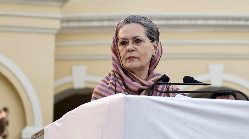 Congress President Sonia Gandhi. (Photo: PTI)