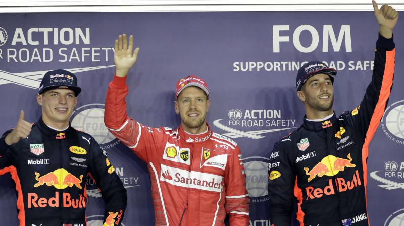 Formula One: Stunning Sebastien Vettel grabs pole at Singapore Grand Prix