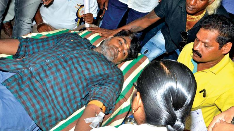 Later he said he wants to show his gratitude to hundreds of stunt choreographers and stuntmen who have shed blood while shooting in risky fight sequences for several actors.