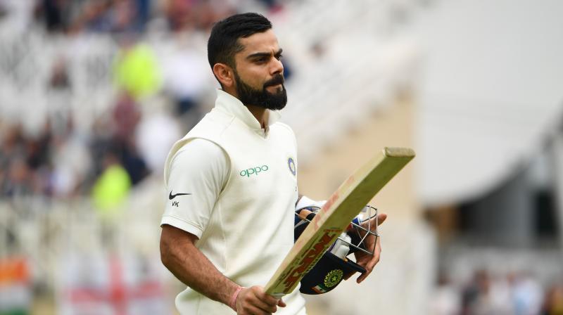 Skipper Virat Kohli scored his 23rd Test century as a dominant India took giant strides towards victory in the third cricket Test against England in Nottingham. (Photo: AFP)