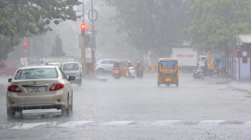 The southern suburbs were among the areas that got heavy rains.