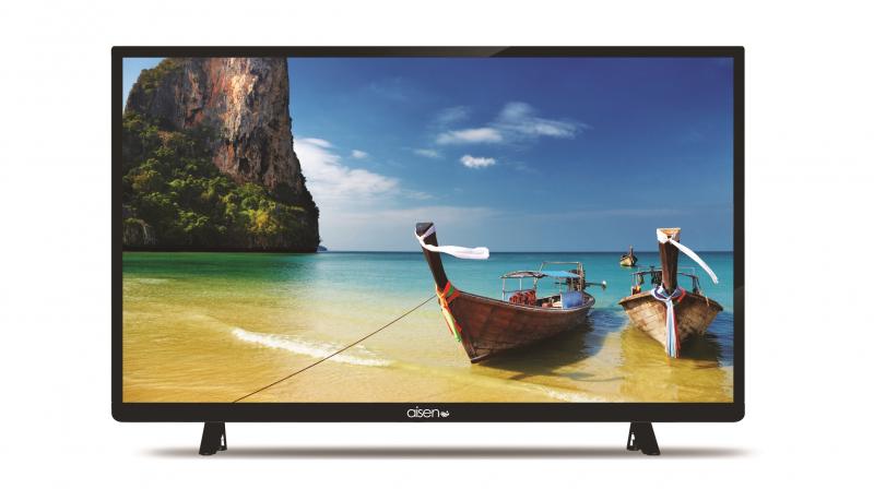 The 50-inch TV, bearing model name 50TM5090, sports a LED-backlit panel with an LCD (1920x1080 pixels) resolution and a brightness of 400 nits with 4000:1 contrast ratio.