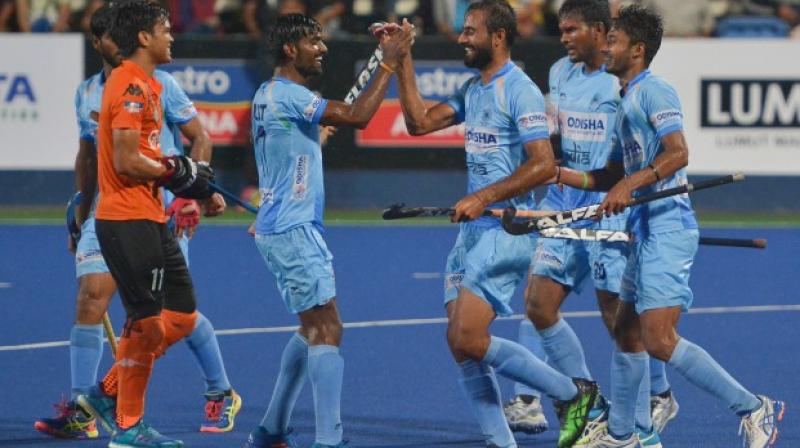 Indias fate completely depends on lots of permutations and combinations. (Photo: Hockey India)