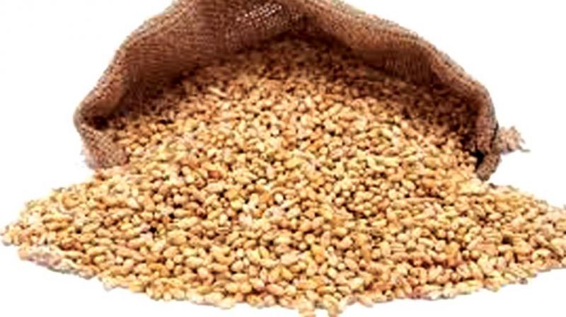 The wheat has  a market price of Rs 26.7 lakh.