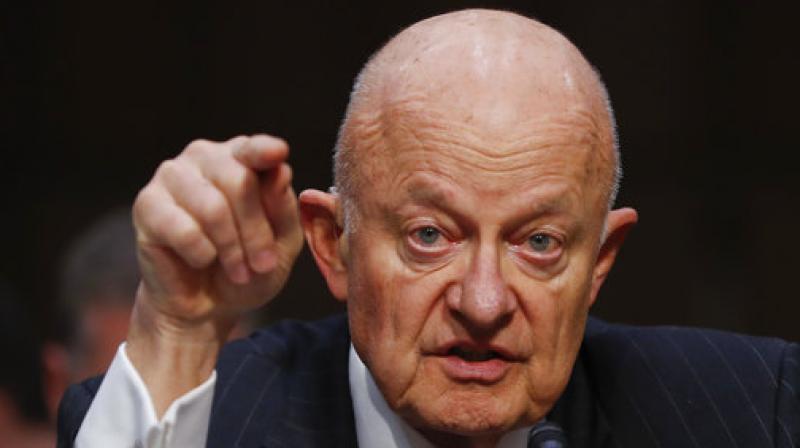 former National Intelligence Director James Clapper testifies on Capitol Hill in Washington. (Photo: AP)