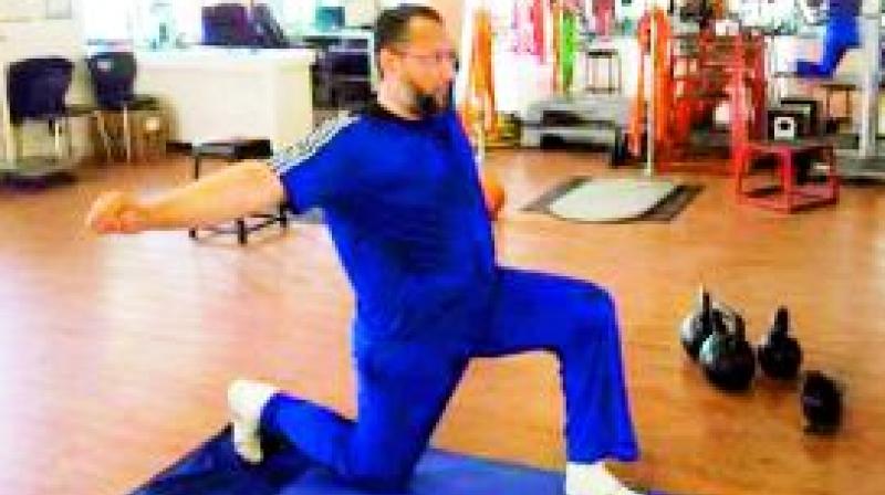 Asaduddin Owaisi sweats it out at the gym regularly, and says that he never  compromises with his fitness regime