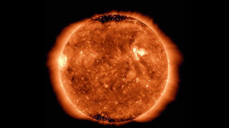 The sun follows roughly an 11-year cycle.