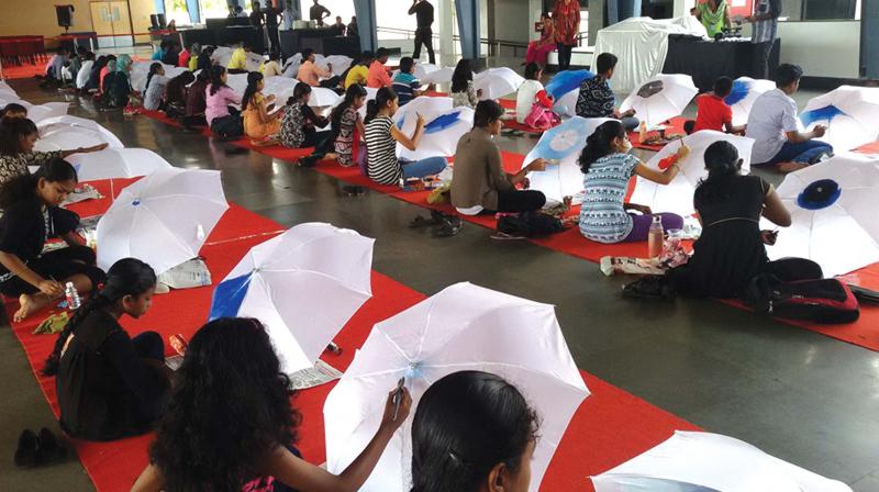 According to the organisers Funbrella gives an opportunity to the kids to look around them, understand the theme and then use their creativity accordingly