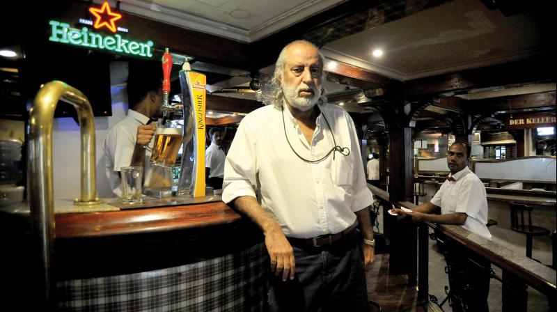 Ashok Sadhwani at his pub