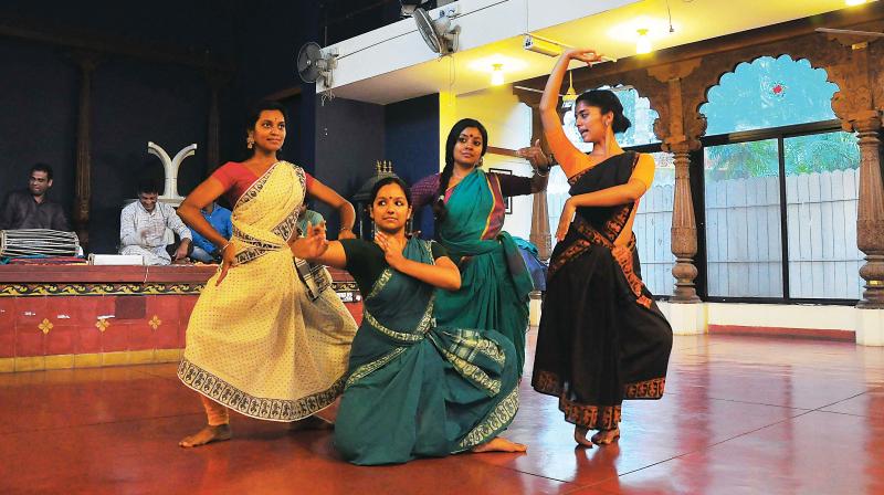 From left: Akila Venkat, Meghna Das, Anjali Urs and Swati Prasad  (Photo: Satish B.)