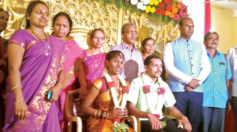 Mariyamma is all smiles at her wedding  (Photo: DC)