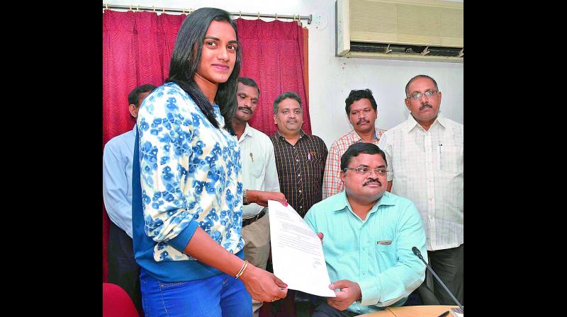 Sindhu would be trained for a period of 72 weeks by officials who had a good performance record and high efficiency