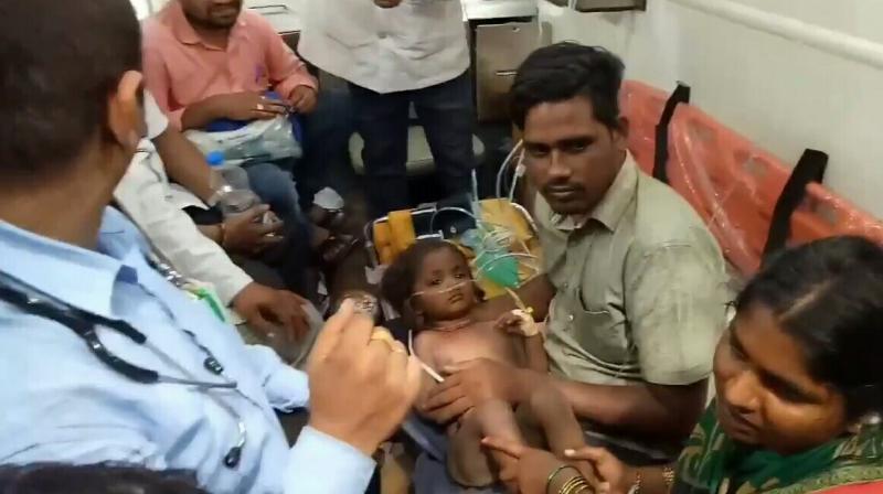AP: 2 yr-old boy rescued from borewell after 11 hours rescue op